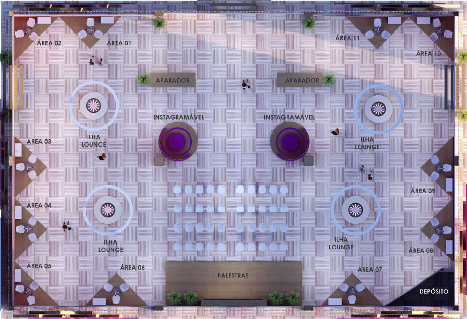 Mapa Pavilhão Mulher